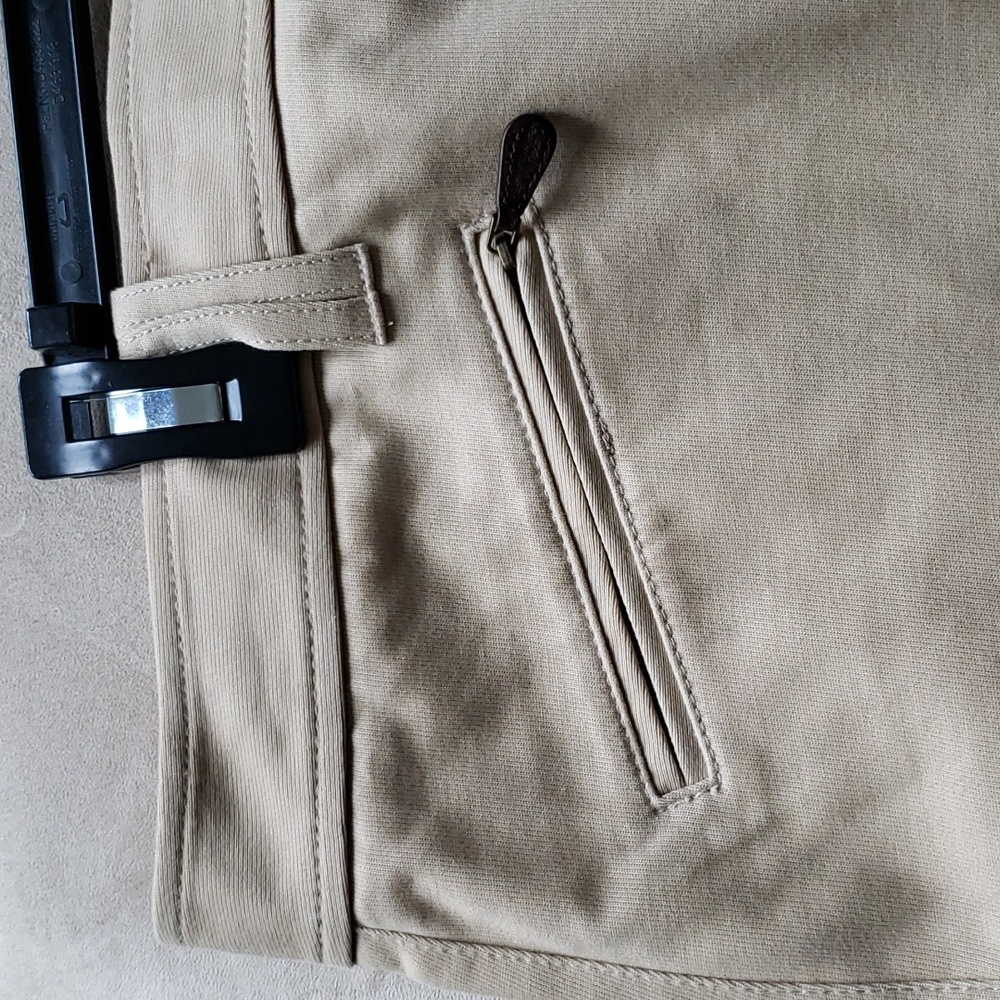 Talbot's heritage pants khaki tan size 24W. Heavy fabric. - Picture 4 of 13
